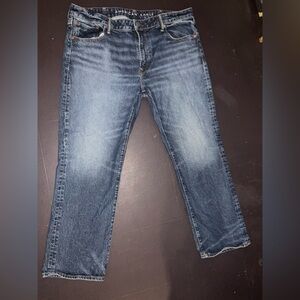 American Eagle Outfitters Dark Blue Straight Jeans